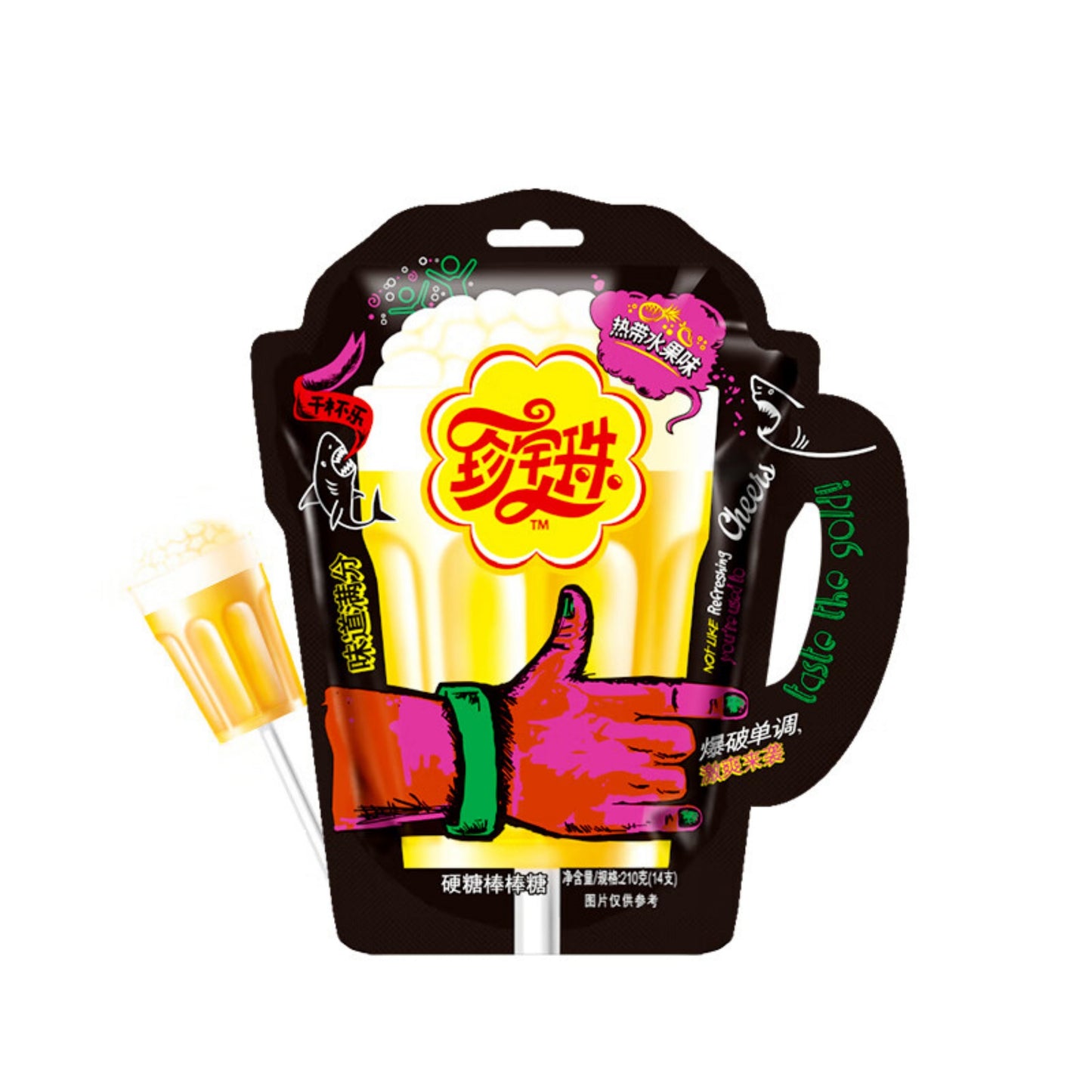 Chupa Chups Beer Lollipop - KOREA imported international snack