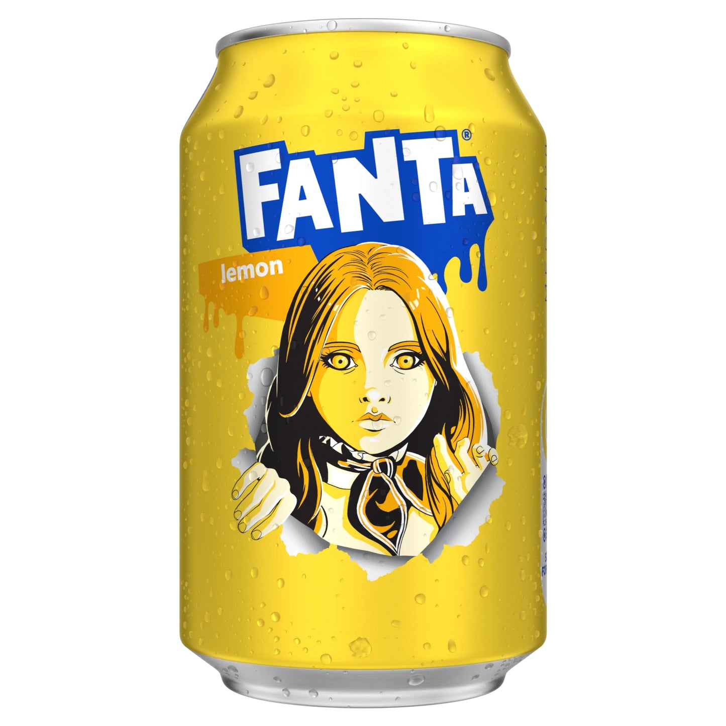 Fanta Lola Lemon Can - UNITED KINGDOM imported international snack