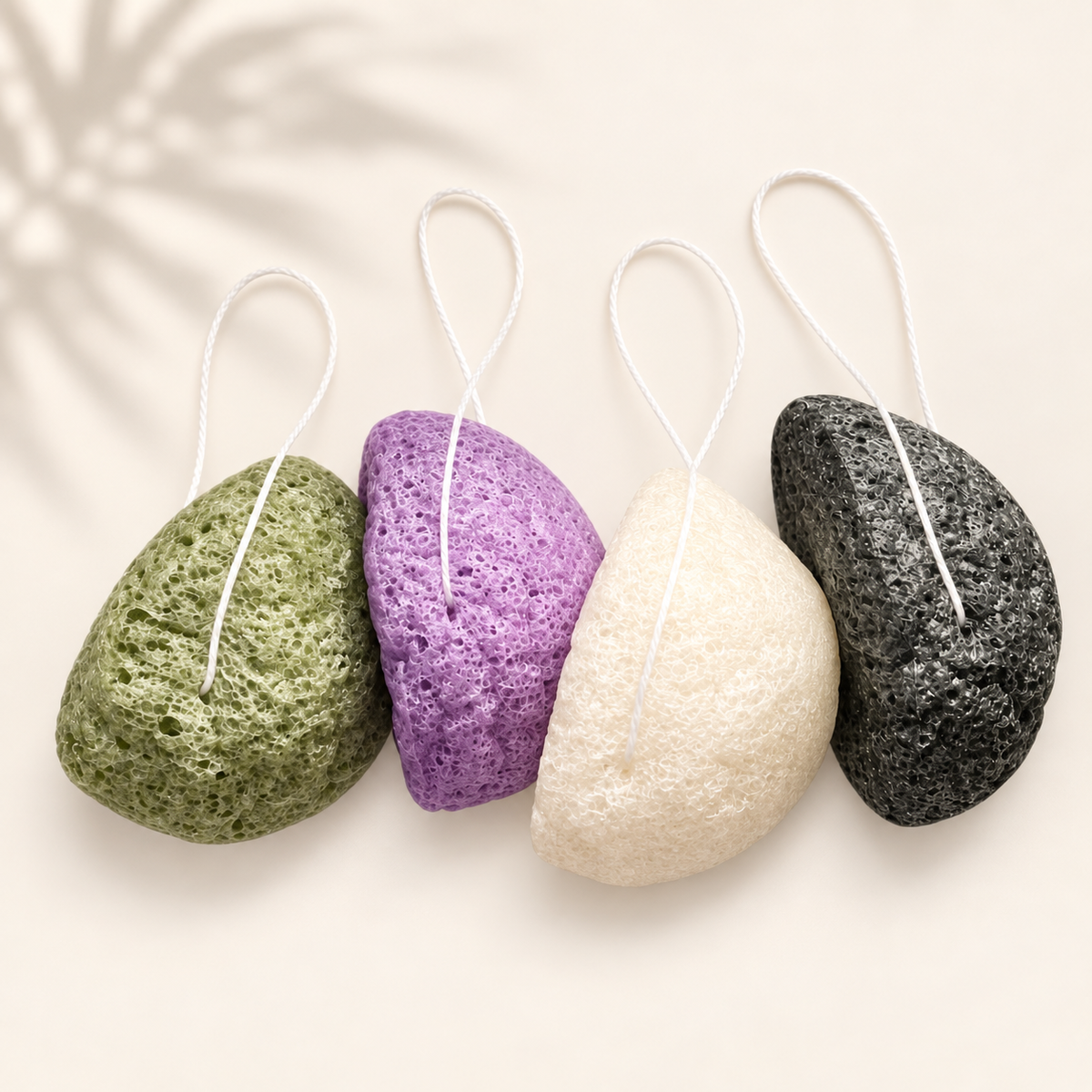 Éponge konjac naturelle