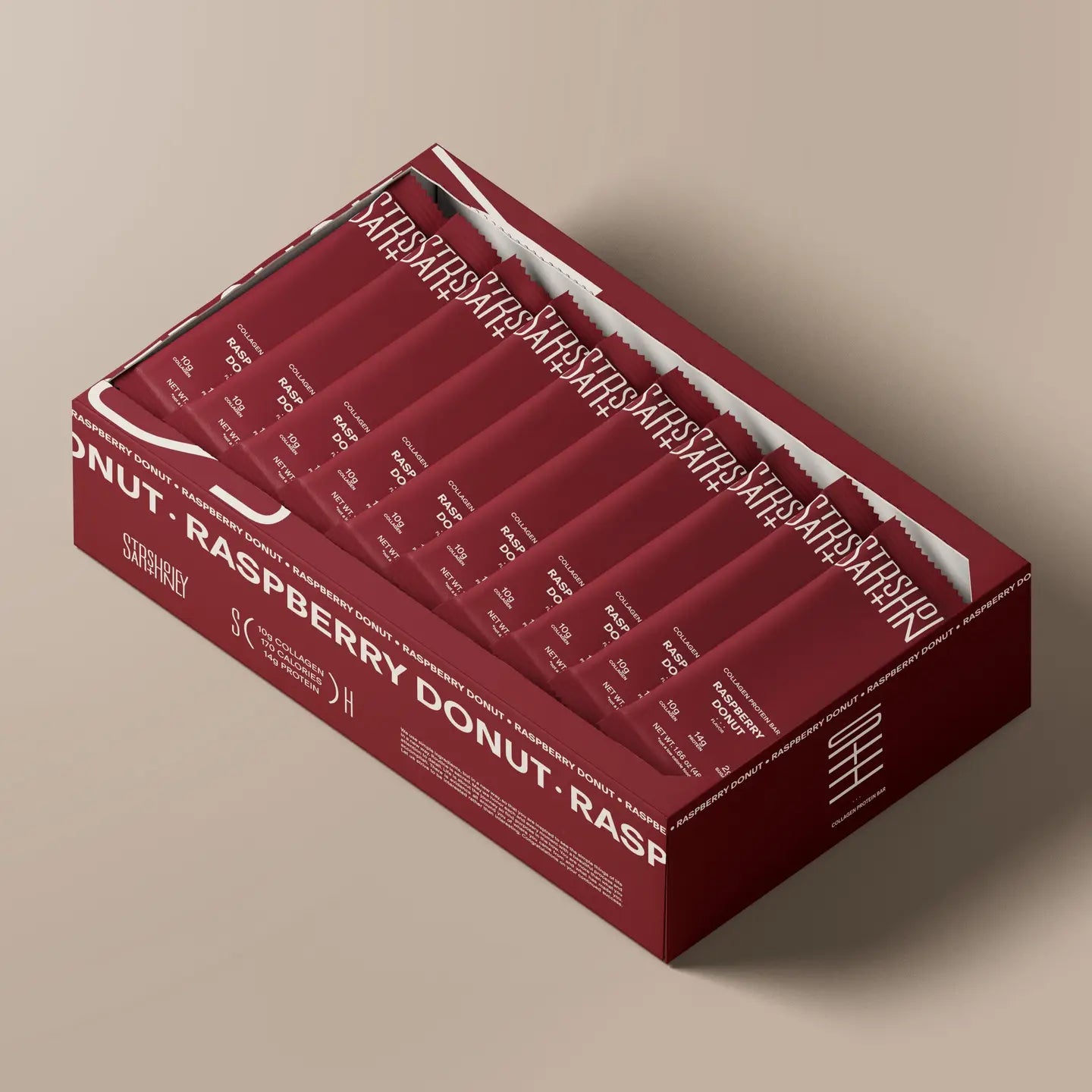 Stars + Honey The Raspberry Donut Protein Bar (10-Pack)