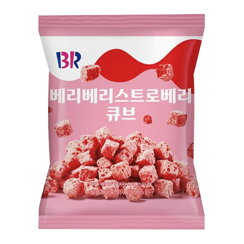 Baskin Robbins Very Berry Strawberry Bites - KOREA imported international snack