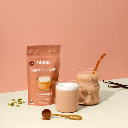 Blume Superfood Latte Powder, Vanilla Chai Blend