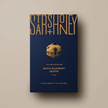 Stars + Honey Maple Blueberry Muffin Protein Bar (10-Pack)