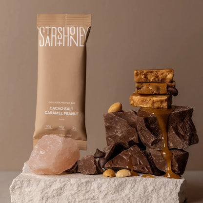 Stars + Honey Cacao Salt Caramel Peanut Protein Bar (10-Pack)