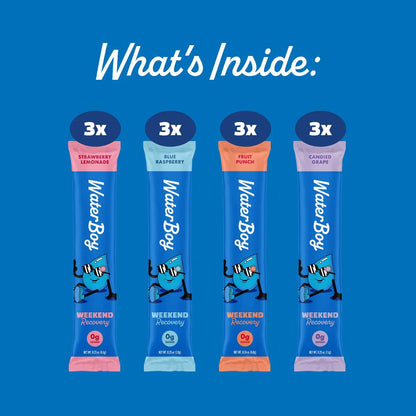 Water Boy Weekend Recovery - 12ct Sample