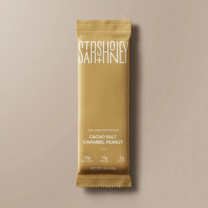Stars + Honey Cacao Salt Caramel Peanut Protein Bar (10-Pack)