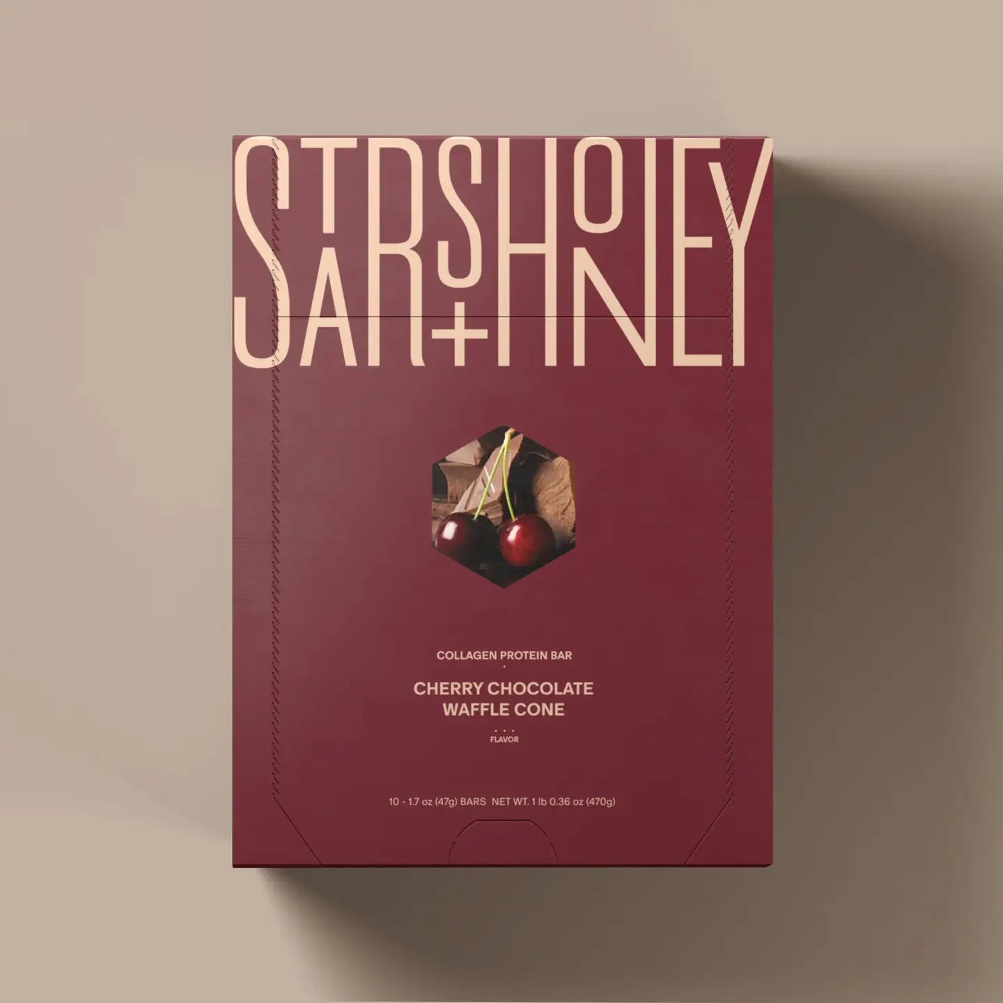 Stars + Honey Cherry Chocolate Waffle Protein Bar (10-Pack)