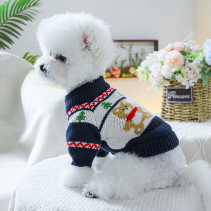 Badger Christmas Sweater for Dogs – Festive Holiday Dog Sweater