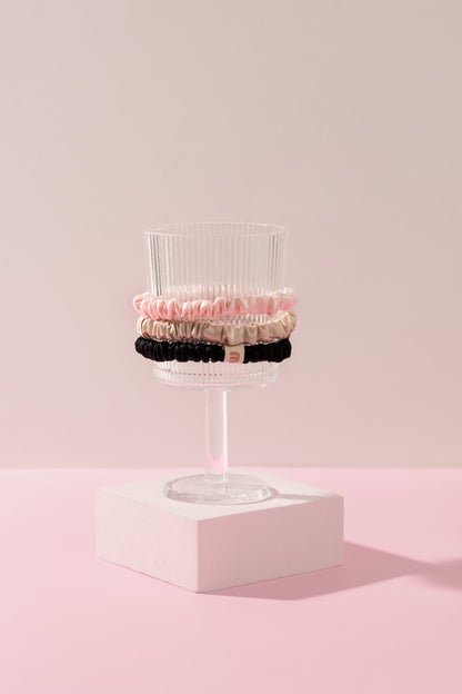 Sale - Slim Silk Scrunchie