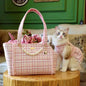 Coco Tweed Pet Carrier | Dog Carrier Bag