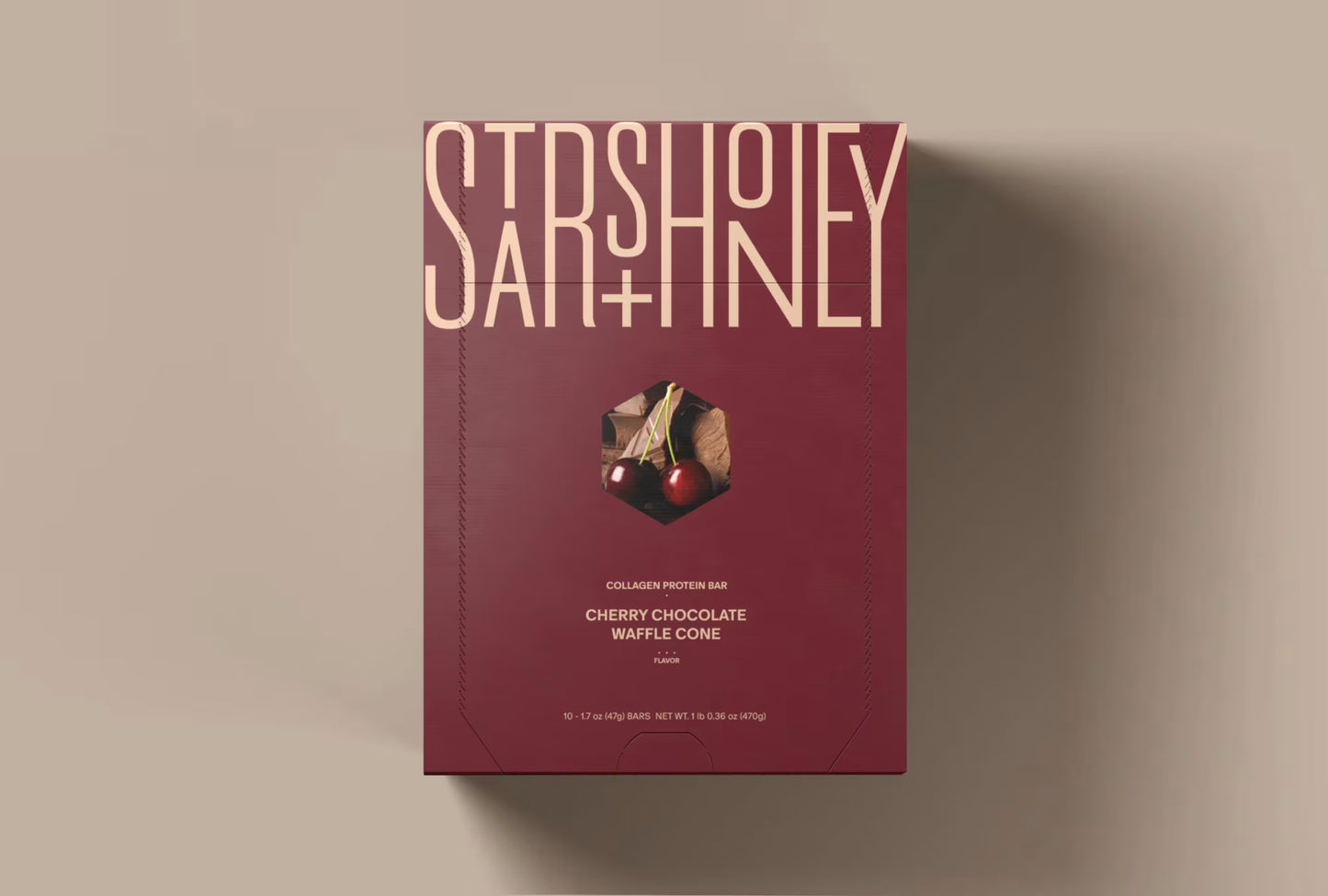 Stars + Honey Cherry Chocolate Waffle Protein Bar (10-Pack)