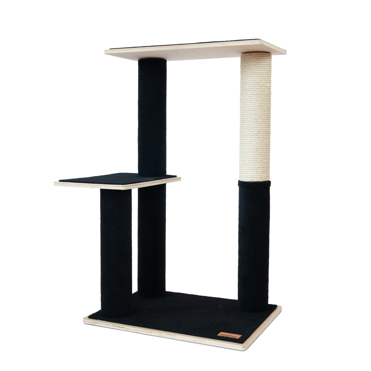 Noba Modern Plywood 2-Level Cat Tree