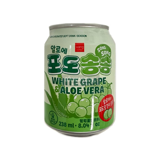 White Grape and Aloe Vera Can - KOREA imported international snack