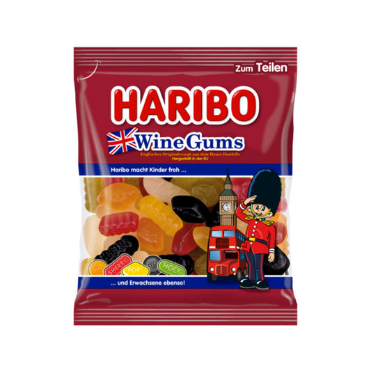 Haribo Wine Gummies - UNITED KINGDOM imported international snack