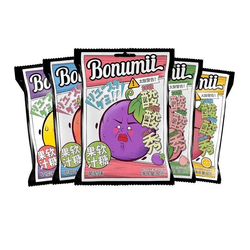 Bonumii Extreme SOUR Gummies Passion Fruit - TAIWAN imported international snack