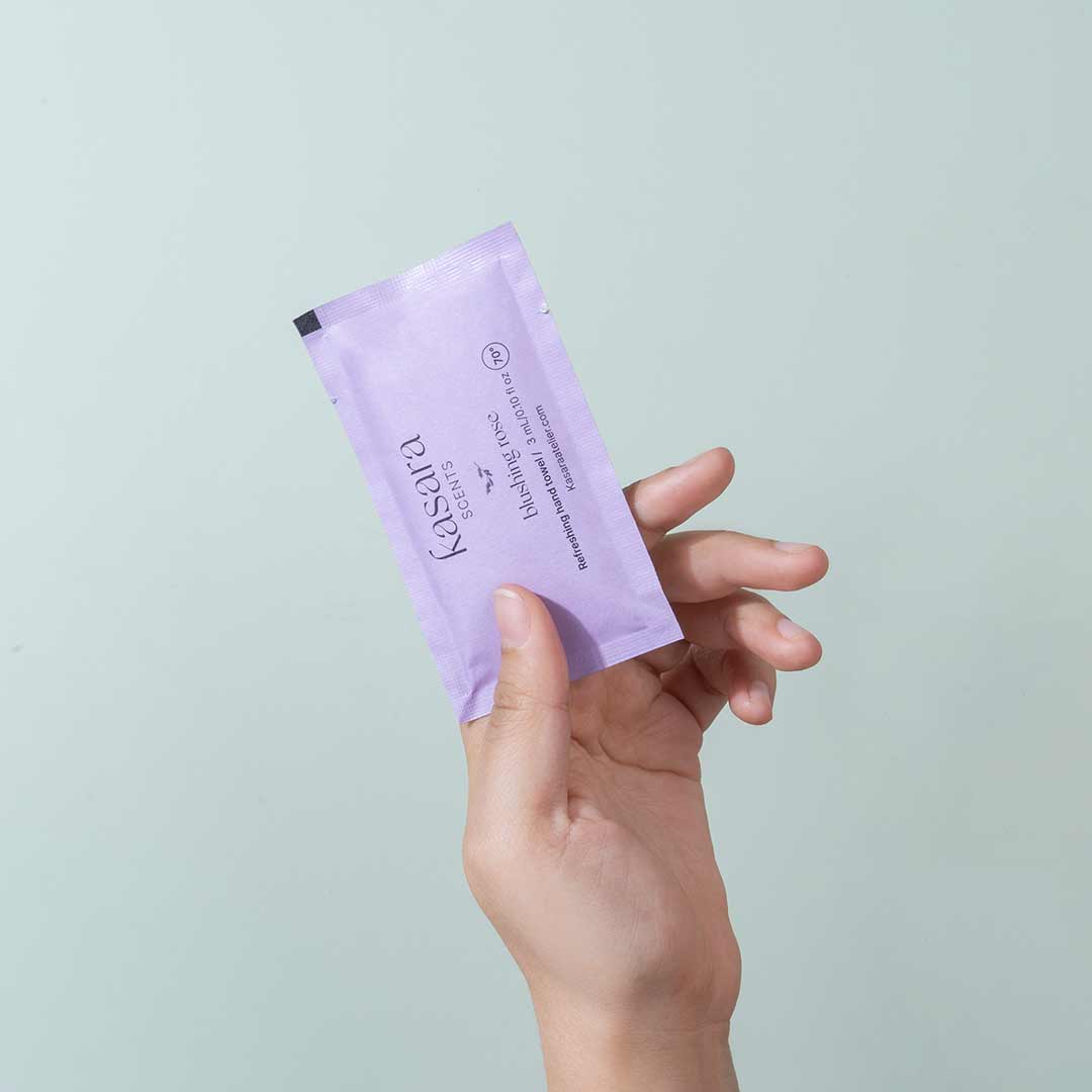 Blushing rose - perfumed wipes 60pcs Rose Violet