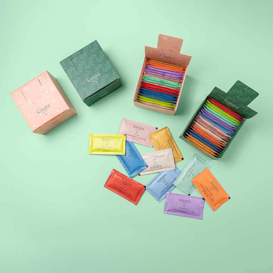 25 Scented wipes mix box