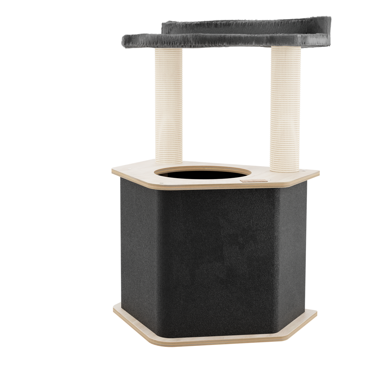 The Lodge Hideout - 2-Level Cat Tree