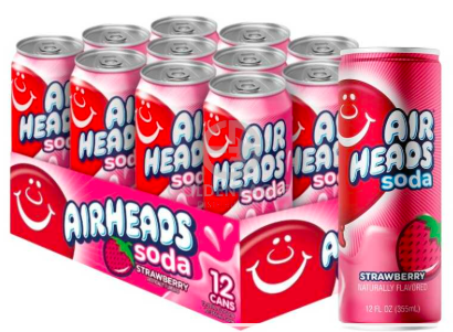 Airheads Soda  Strawberry   - AMERICA imported international snack