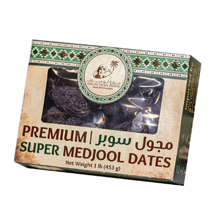 ABUAYYASH Medjool Medium Prime Green - JORDAN imported international snack