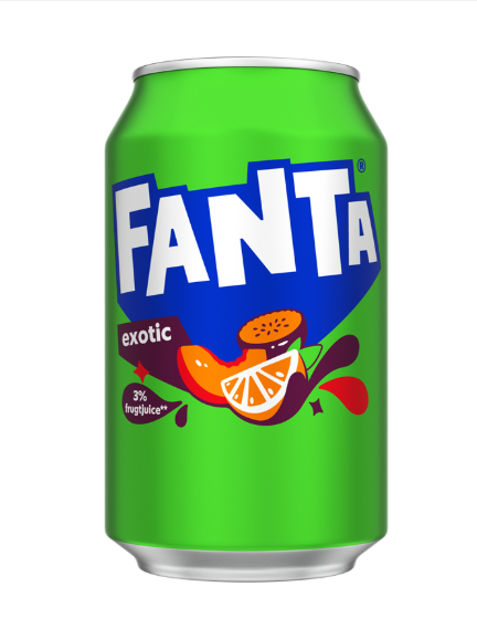 Fanta Tropical Exotic Can - SERBIA imported international snack