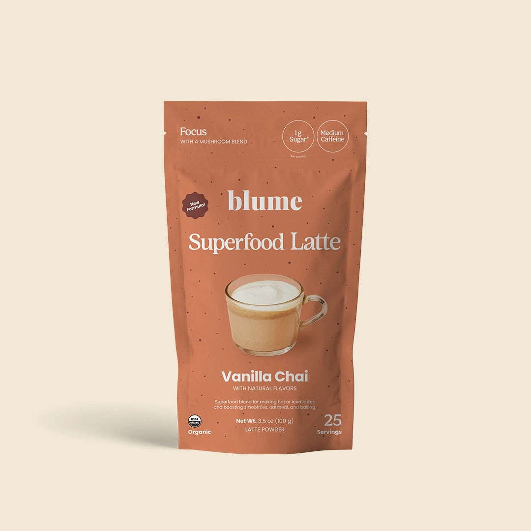 Blume Superfood Latte Powder, Vanilla Chai Blend