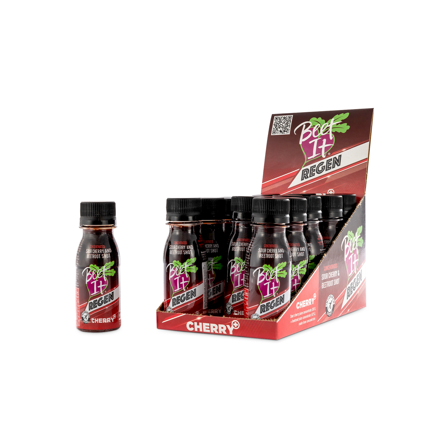 Beet It Regen Cherry+ - Box of 15 Shots