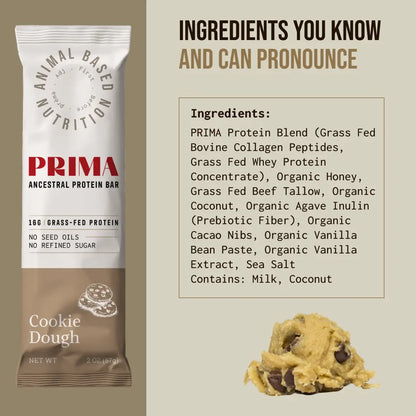 Prima Ancestral Protein Bar - Cookie Dough