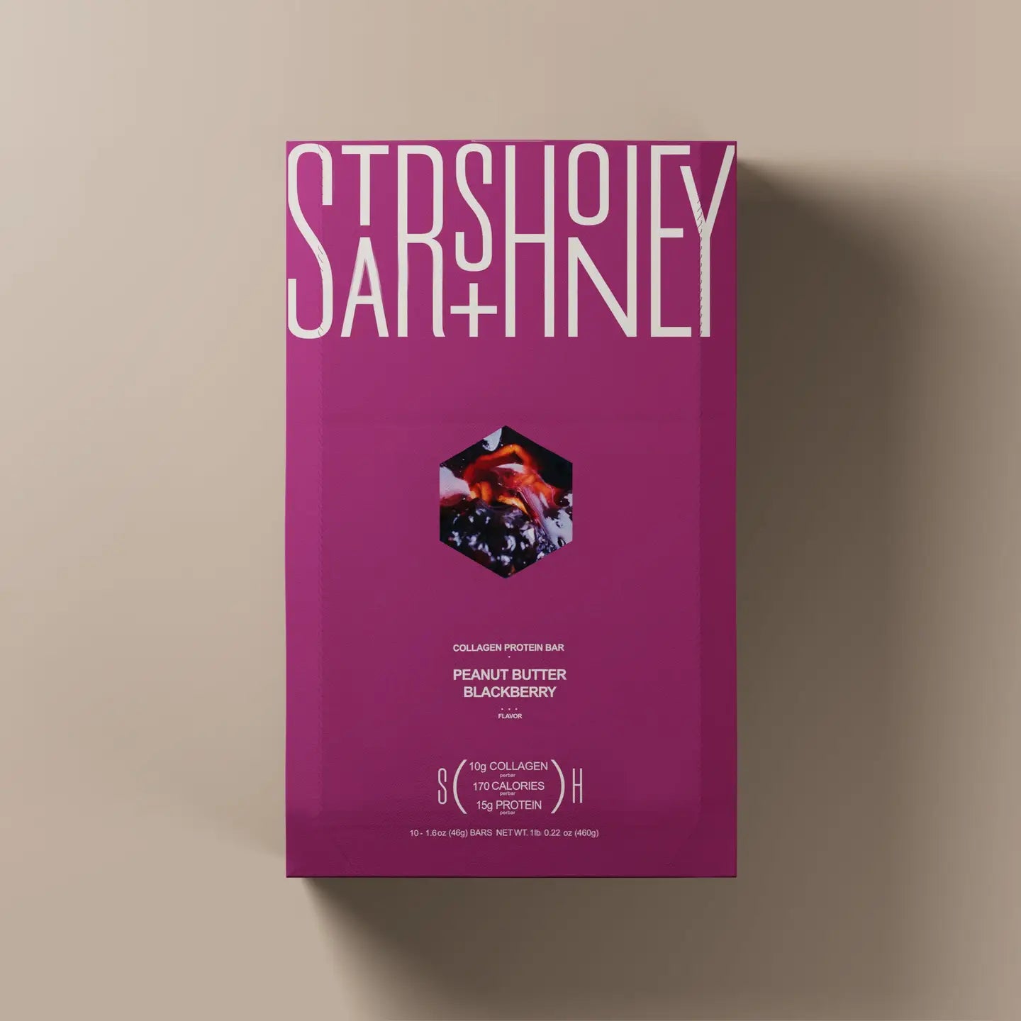 Stars + Honey Peanut Butter Blackberry Protein Bar (10-Pack)