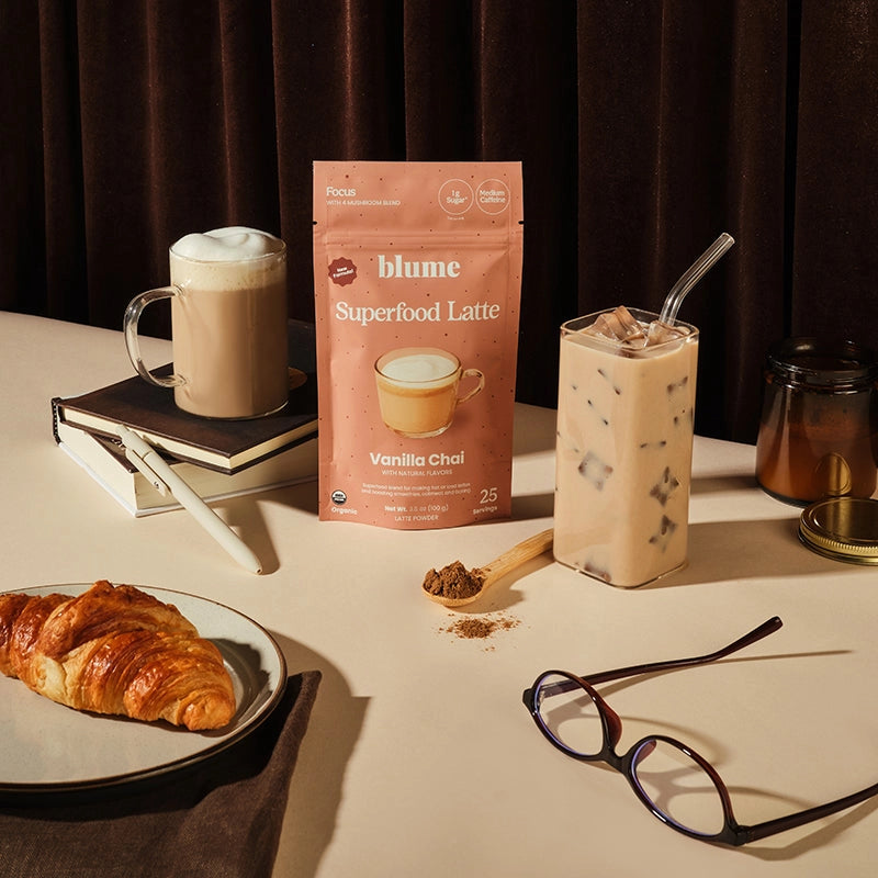 Blume Superfood Latte Powder, Vanilla Chai Blend