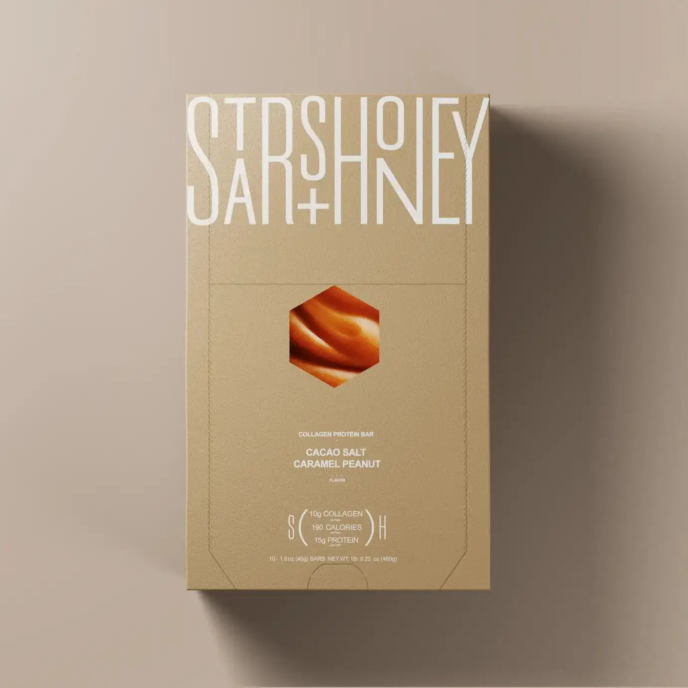 Stars + Honey Cacao Salt Caramel Peanut Protein Bar (10-Pack)