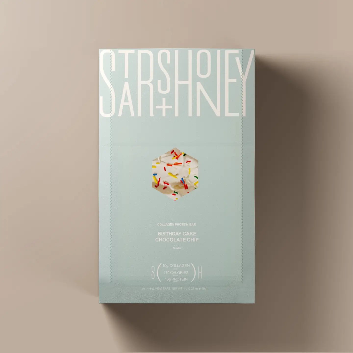 Stars + Honey Birthday Cake Chocolate Chip Protein Bar (10-Pack)