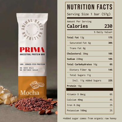 Prima Ancestral Protein Bar - Mocha