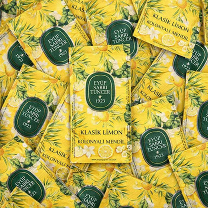 Eyup Sabri Tuncer Classic Lemon Scented Refreshing Wipes – 150 Pack, Small Size