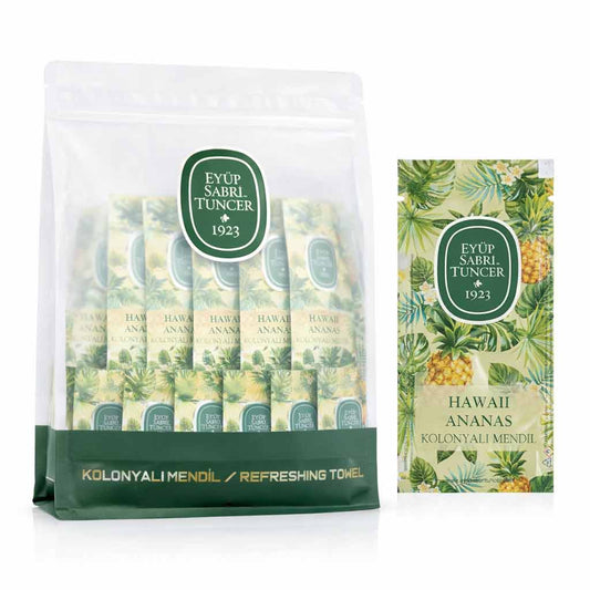 Hawaii Pineapple Scented Cologne Wipes