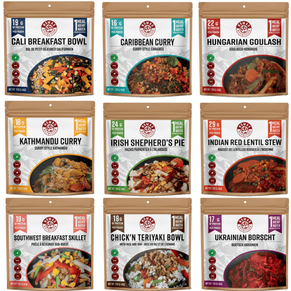 Nomad Nutrition Power Pack - 9 x Single Serving