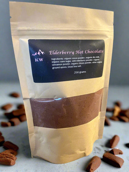 Elderberry Hot Chocolate- 250 grams