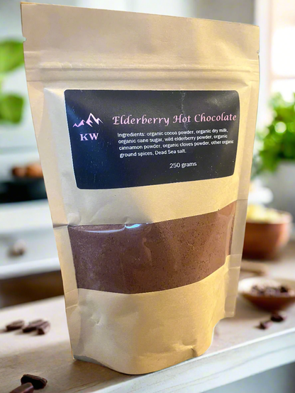 Elderberry Hot Chocolate- 250 grams